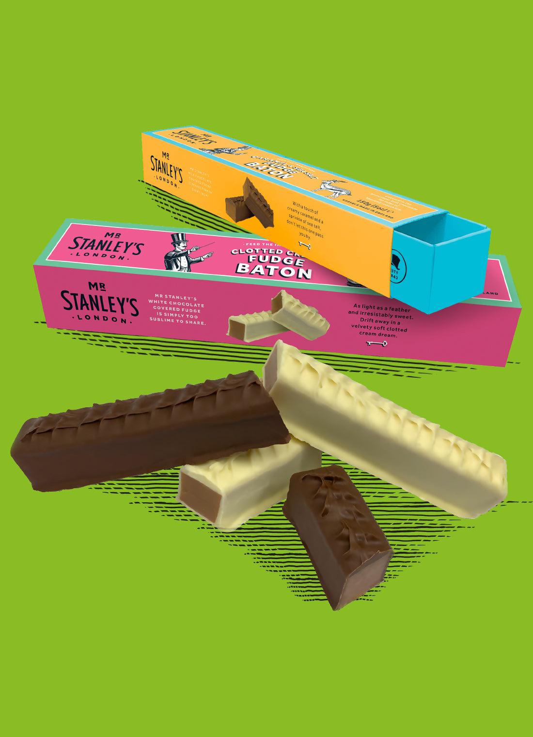 Introducing NEW Mr. Stanley's Fudge Batons