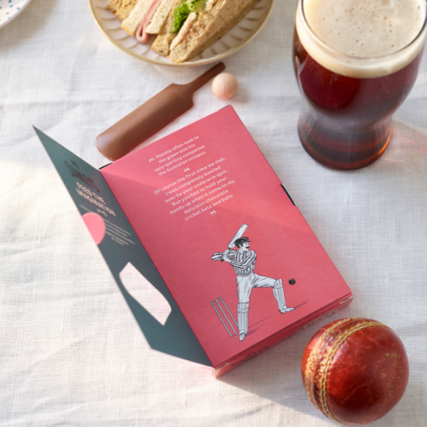 Milk Chocolate Cricket Bat & Balls