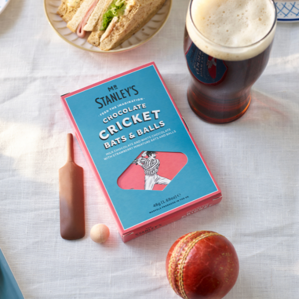Milk Chocolate Cricket Bat & Balls