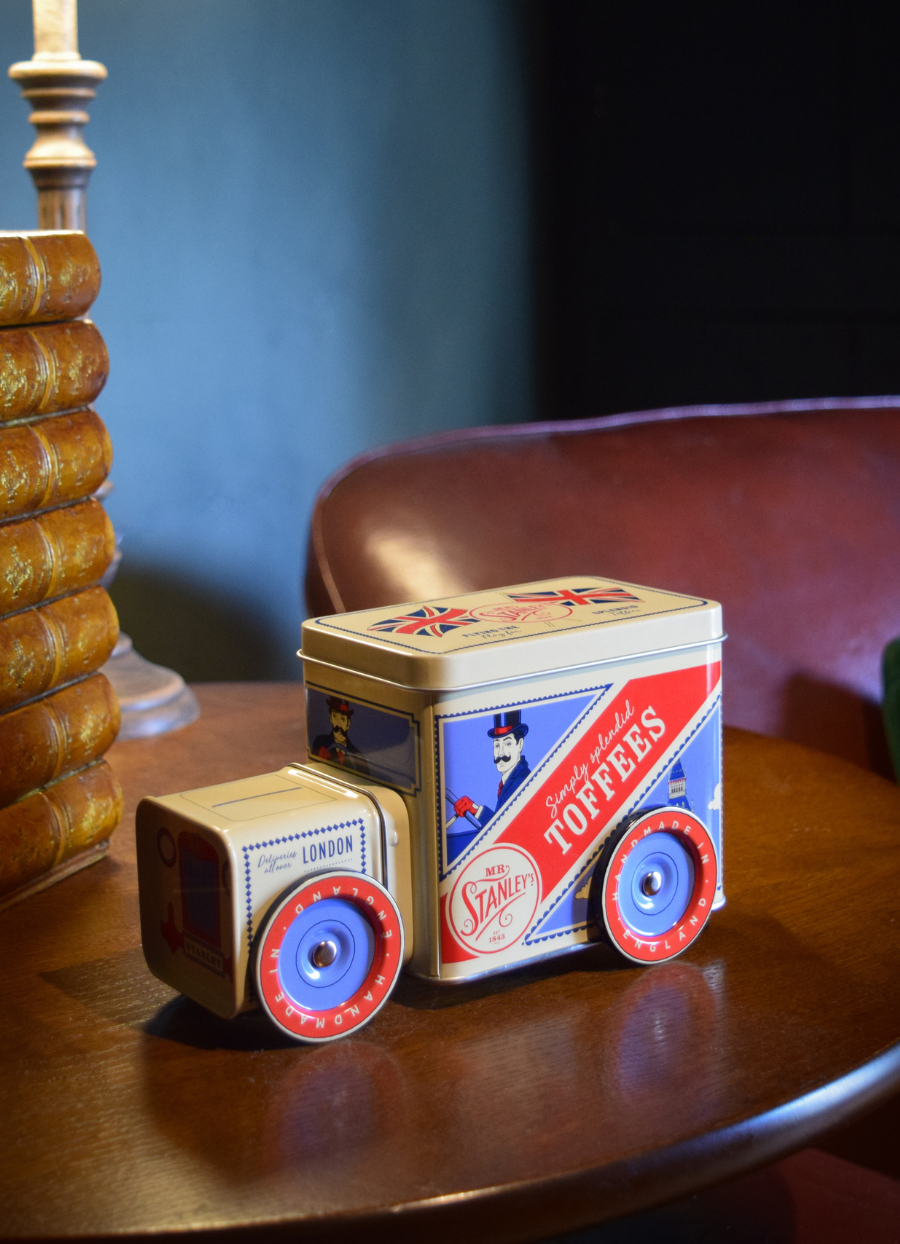 London Delivery Van Tin with Butter Toffees