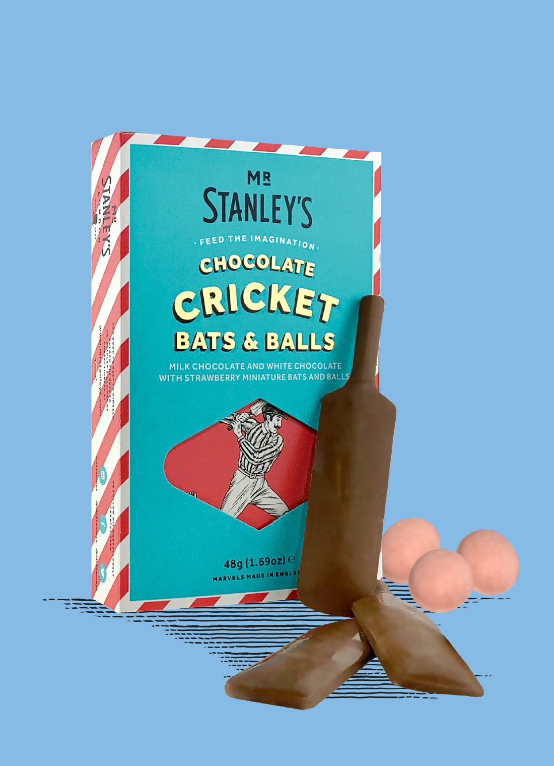 Cricket Bat & Balls Chocolates